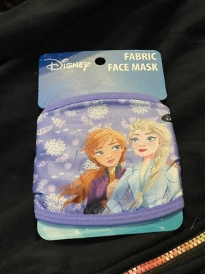 Máscara facial infantil Frozen Disney Elsa & Anna nueva con etiquetas | Reutilizable y lavable Foto 1 de 3