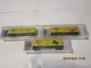 N Scale Micro-Trains MTL FUDGSICLE /CREAMSICLE/ POPSICLE reefers. - Picture 1 of 2