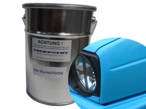 1 Liter 1K Autolack Kunstharz Porsche Rivierablau kein Klarlack Lackpoint Blau % - Bild 1 von 1