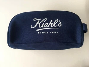 Kiehl's Travel Comestic Pouch bag (Plain Blue) - Picture 1 of 3