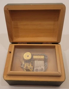 Reuge Wooden Music Box Swiss Musical Movement -Min Vater isch en Appenzeller 403 - Picture 1 of 15