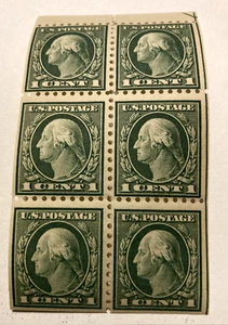 US Mint OG NH Scotts 424d Booklet pane of 6 - Picture 1 of 2