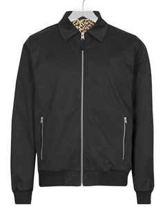 AllSaints Herren Randall Ramskull Zip Jacke in Schwarz Größe L - Bild 1 von 6