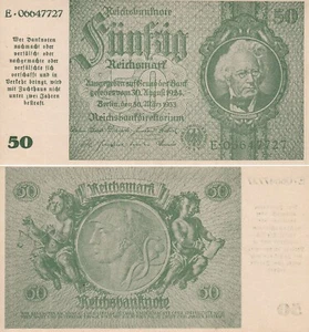 Graz, Linz, Salzburg, 50 Reichsmark 1933, Ros.181b, f.ksfr. - Picture 1 of 1