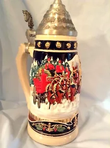 Anheuser-Busch Clydesdale Stein 550/2000 CS444 Hecho en Alemania 2002 $429.99 - Imagen 1 de 12