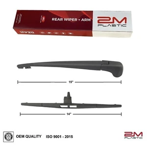 Brazo y cuchilla limpiaparabrisas trasero para Honda Pilot 2009 - 2015 fabricante de equipos originales calidad 76720-SZA-A02 - Imagen 1 de 3