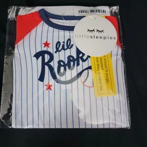 Little Sleepies AZUL LIL ROOKIE CRESCENT Zippy recién nacido *NUEVO CON ETIQUETAS* AGOTADO en LS - Imagen 1 de 4