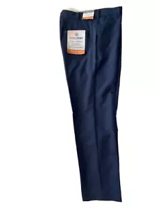 Van Heussen - Traveler - Straight Fit - Max Flex Waistband- Ash Navy- 30Wx30L - Picture 1 of 12