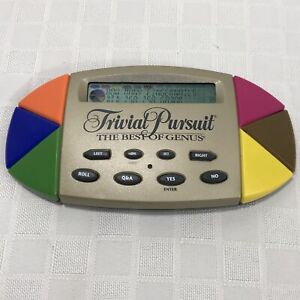 Trivial Pursuit The Best of Genus Handheld Portable Electronic Game Tested