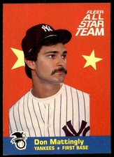 1986 Fleer All-Stars Don Mattingly #1