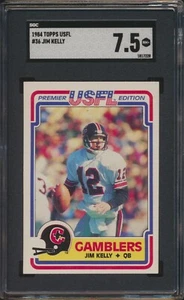 1984 Topps USFL Jim Kelly #36 XRC Rookie SGC 7.5 - Picture 1 of 2