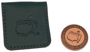 2025 Masters Tournament Leather Pouch Ball Marker Augusta National Golf Club ⛳ - Picture 1 of 6