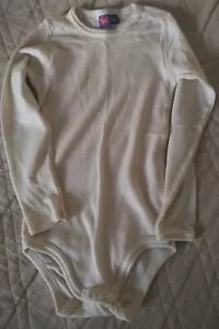 Tom&Trine 100% Merinowolle Elfenbein Body Anzug Strampler Gr. 110 (5 Jahre) - Bild 1 von 3