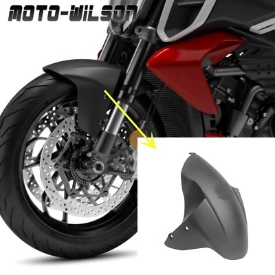 Guardabarros delantero mate 100 % fibra de carbono para Ducati Diavel V4 23+ Foto 1 de 4