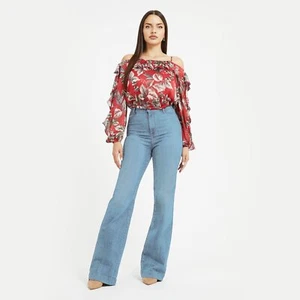 Mango Collection - ausgestellte Damenjeans Stonewash Denim - schneller & KOSTENLOSER Versand - Bild 1 von 5