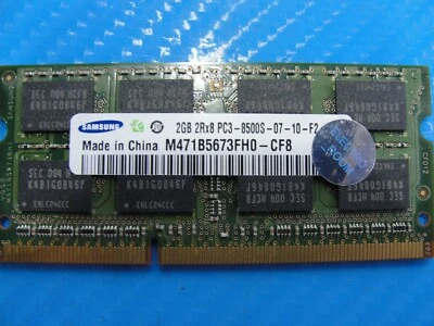MacBook Pro A1278 Samsung SO-DIMM Memory RAM 2GB PC3-8500S M471B5673FH0-CF8 - Image 1 of 3