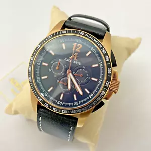 Adee Kaye Beverly Hills Men's Chronograph Watch AK7141 / BK Box & Warranty - Picture 1 of 15