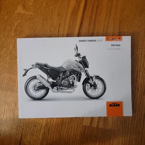 OEM KTM 690 Duke 2018 Owner's Manual 3213748en PRINTED IN AUSTRIA - Bild 1 von 3