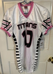Alleson Tennessee Titans Women’s Ribbon Jersey Size Small P-P18.5 X L31 In. New - Picture 1 of 2
