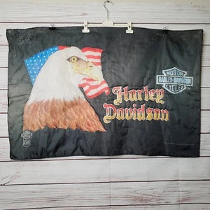 Letrero de pancarta acolchado vintage Harley Davidson American Eagle Nikry Novedades -03 - Imagen 1 de 7