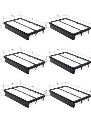 6 x Sakura Air Filter FA-1148 fits Mazda Millenia 2.3 TA 24V (TA3P) - image 1 of 4