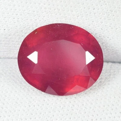 7.39 ct BEAUTIFUL LUSTER TRANSPARENT PINKISH RED * NATURAL RUBY - See Vdo 6C - Image 1 of 2