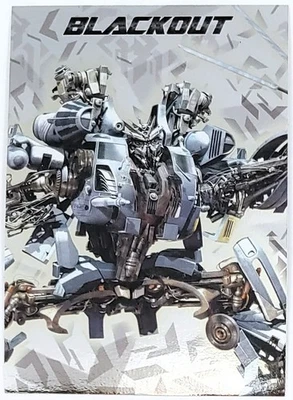 2011 Transformers Dark Of The Moon Movie #MC-24 Blackout Metal Insert Card! NM! - Image 1 of 2