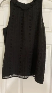 Top smanicato Ann Taylor nero taglia M - Foto 1 di 4
