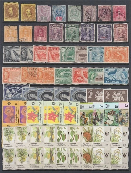 萨拉瓦克 1871/1986 精选 (x86) 状况完好 二手 (ID:843/D66125) — 第 1/1 张图片