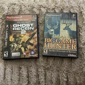 Tom Clancy's: Ghost Recon 2 & Cabela’s Big Game Hunter PS2 (lotto di 2 giochi) - Foto 1 di 8
