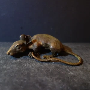 fino bronce fundido de una rata - Imagen 1 de 10