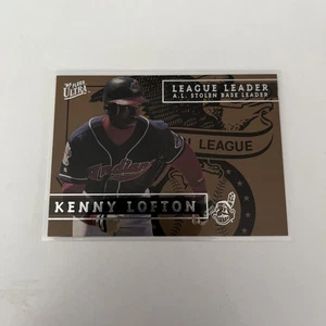 1995 Ultra Baseball League Leader Kenny Lofton Insert #2 Indians - Bild 1 von 2