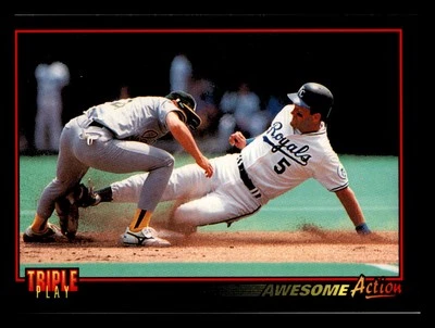 George Brett 1993 Triple Play #64 HOF Kansas City Royals Mint - Image 1 of 2