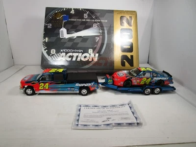 BROOKFIELD 1/24 BY ACTION JEFF GORDON #24 DUPONT  2002 CHEVY HAULER SET HTF - Image 1 of 4