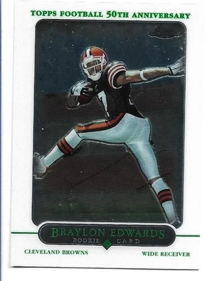 Braylon Edwards 2005 Topps Chrome Rookie #174 - Cleveland Browns RC - Image 1 of 2