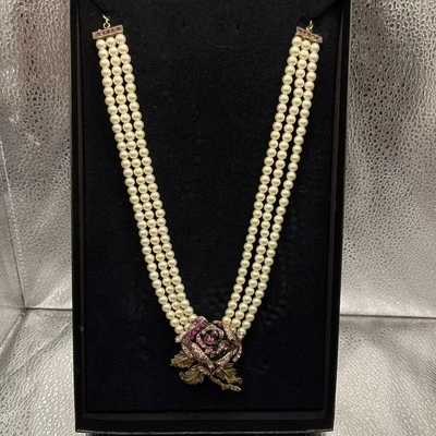 Heidi Daus Swarovski Cristal Rosa Elegancia/Marfil Perla Foto 1 de 3