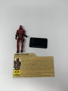 2008 25° ANNIVERSARIO HASBRO G.I JOE ALTO UFFICIALE CREMISI COMANDANTE CON CAPPUCCIO - Foto 1 di 10