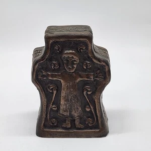 Wild Goose Studio stehendes keltisches Kreuz handgegossen Kathleen Smyth ca. 3 5/8" Höhe  - Bild 1 von 8