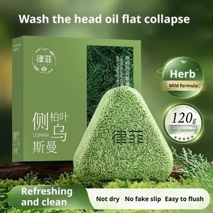 Champú de hierba Orchidaceae Usman jabón hecho a mano nutritivo para el cabello control de aceite para el cabelloα - Imagen 1 de 15