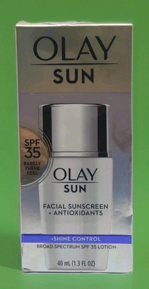 Olay Sun Shine Control Facial Sunscreen Lotion SPF35 91795109 1.3 Fl oz New Read - Image 1 of 1