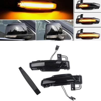 For Dodge For Durango Dynamic Signal Lights Easy Installation Amber Color - Image 1 of 4