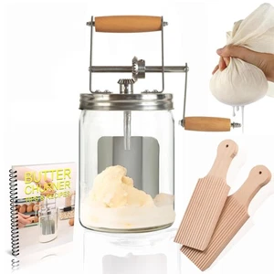 Dazey Butter Churner - Cheese Cloth Butter Paddles Recipe Book INCLUDED- Hand... - Picture 1 of 6
