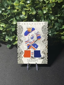 2025-26 UD Artifacts Gold Material Evan Bouchard /299 Oilers SP 🛢️ - Picture 1 of 2