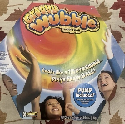 GROOVY WUBBLE BUBBLE BALL TYE DYE + PUMP...***SEALED***BRAND NEW***!!!!!!! - Image 1 of 2