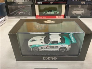 Modellino auto scala 1:43 Ebbro MERCEDES Petronas SLS Amg GT3 Hot Wheels - Foto 1 di 3