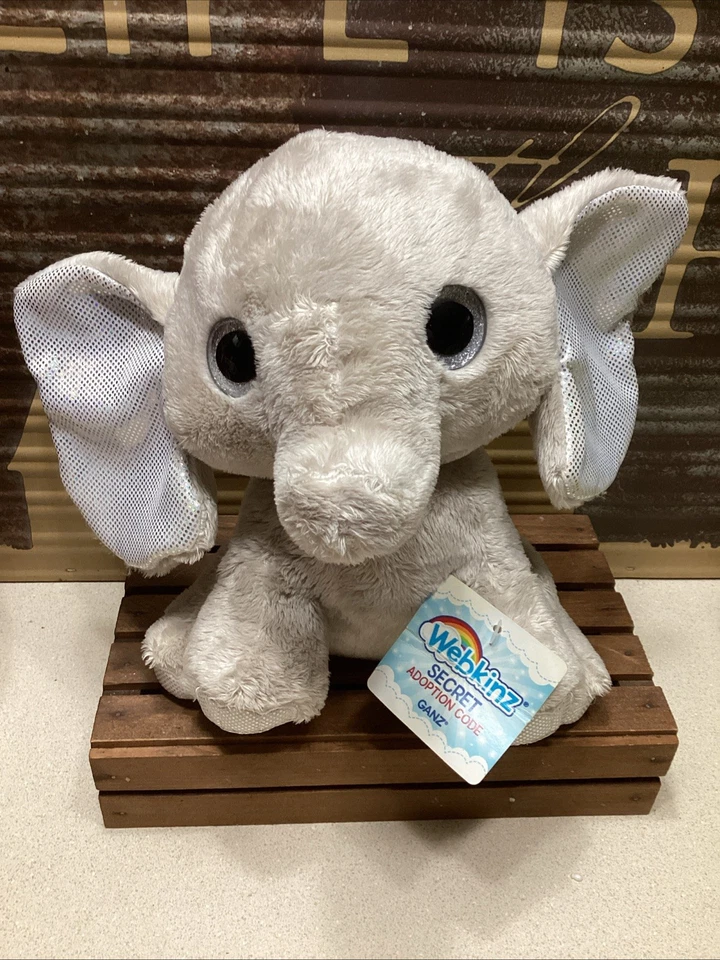 Webkinz Next Elephant Peanut #00008 Gantz With Unused Secret Adoption Code - Image 1 of 4