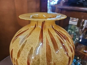 1980s Maestri Vetrai Italy Handmade Vase - Picture 1 of 1