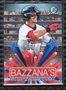 2025 Bowman Chrome Travis Bazzana Bases Loaded Cards RC #HS-7 Guardians - Picture 1 of 2