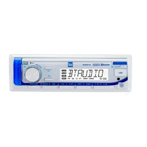 Dual MXD13 1-DIN MP3/USB/AUX/AM/FM/Bluetooth Marine Audio Digital Media Receiver - Picture 1 of 4