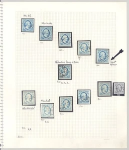 Niederlande, Sammlungsblatt mit interessantem Bestand Michel Nr. 1 (8187) - Bild 1 von 1